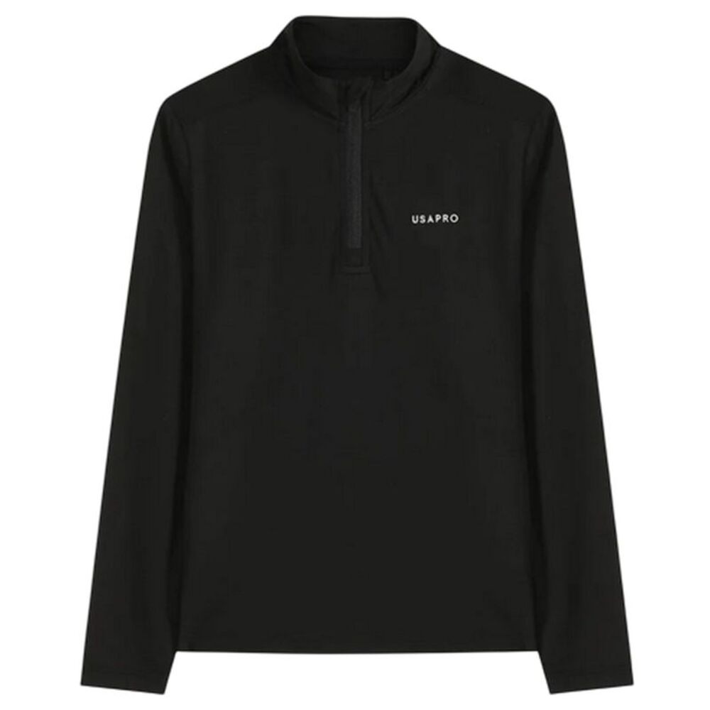 USA Childrens/Kids Pro Relaxed Fit Top / Black